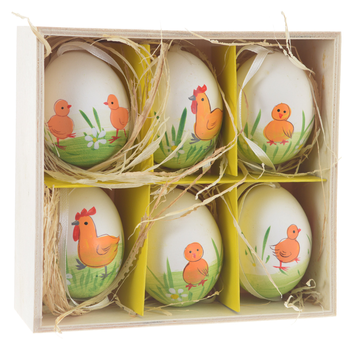 Декоративные подвесные пасхальные яйца 