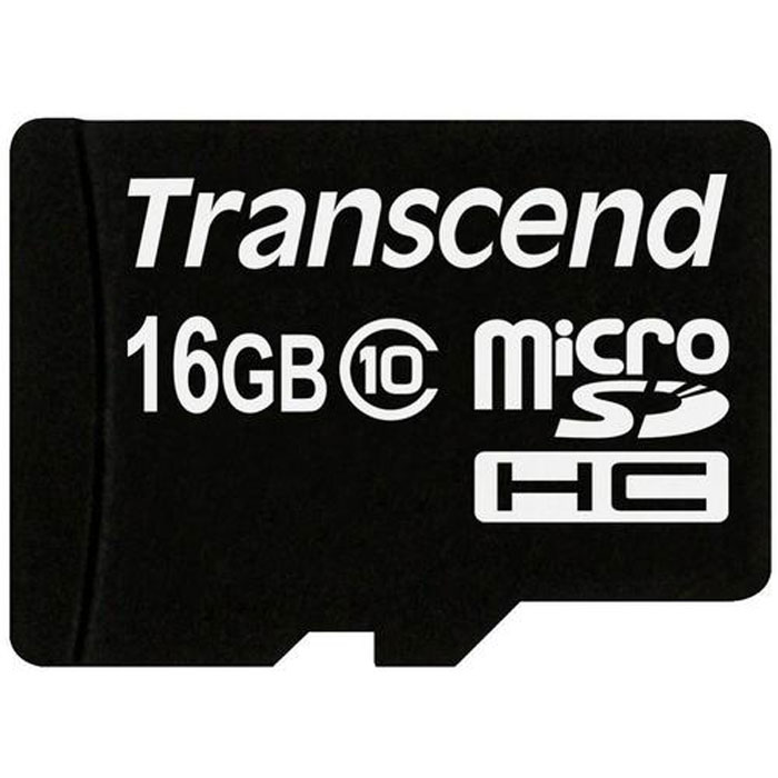 фото Transcend microSDHC Class 10 16GB карта памяти (TS16GUSDC10)