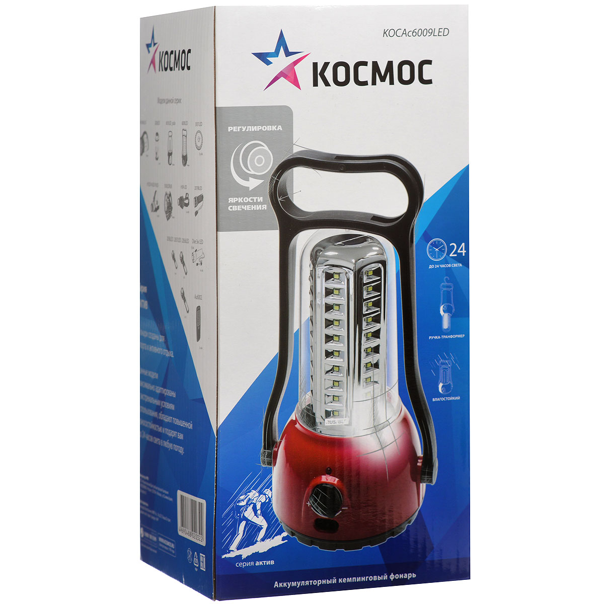 фото Фонарь кемпинговый Kosmos "6009LED", аккумуляторный Космос