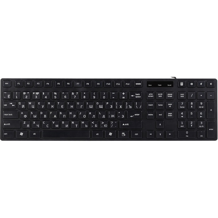 Клавиатура Intro KU102S Slim Black купить в интернет-магазине и регионах, доставка