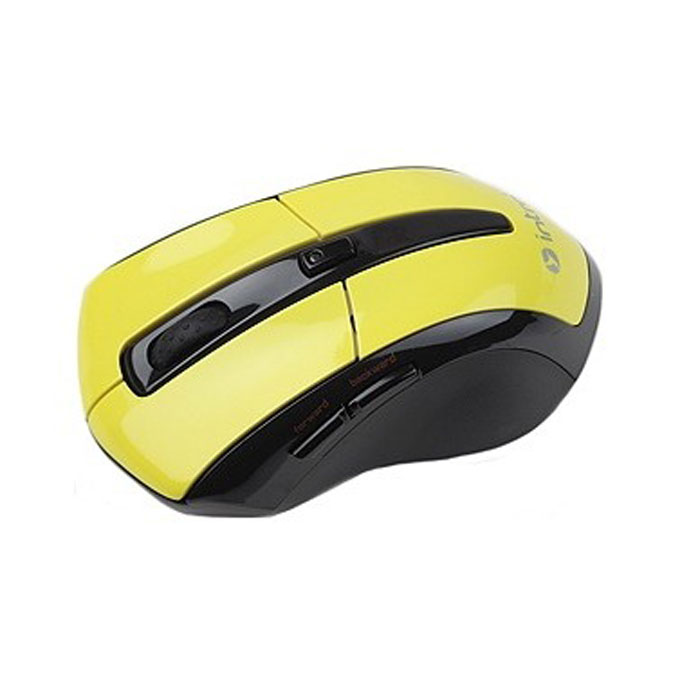 Мышь Intro MW207 Wireless, Black Yellow