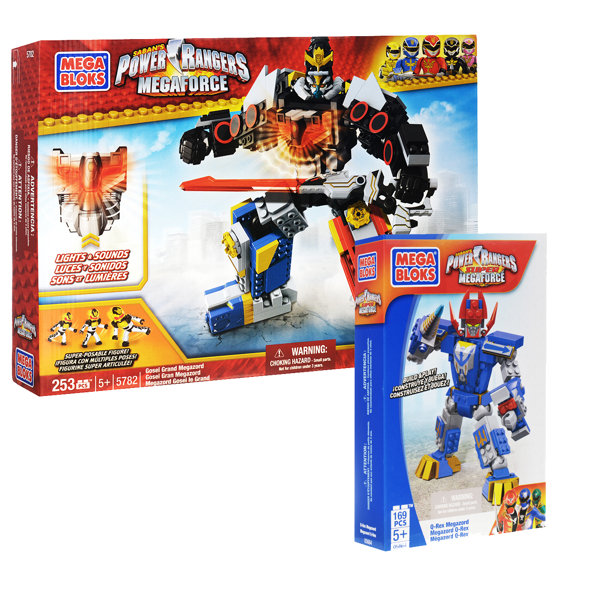 Mega Bloks Могучие рейнджеры Конструктор Великий Мегазорд + подарок ...