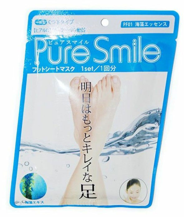 фото Pure Smile Питательная маска для ступней с эссенцией морских водорослей 18г