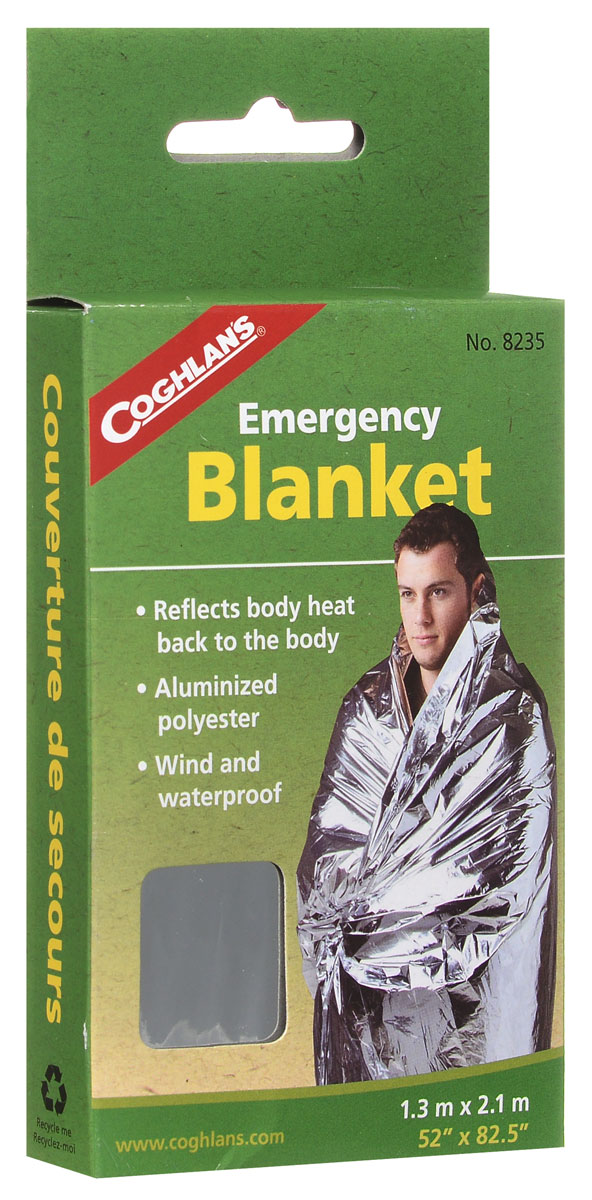 фото Одеяло защитное Coghlan's, цвет: серебристый. 8235. Размер 130 см х 210 см