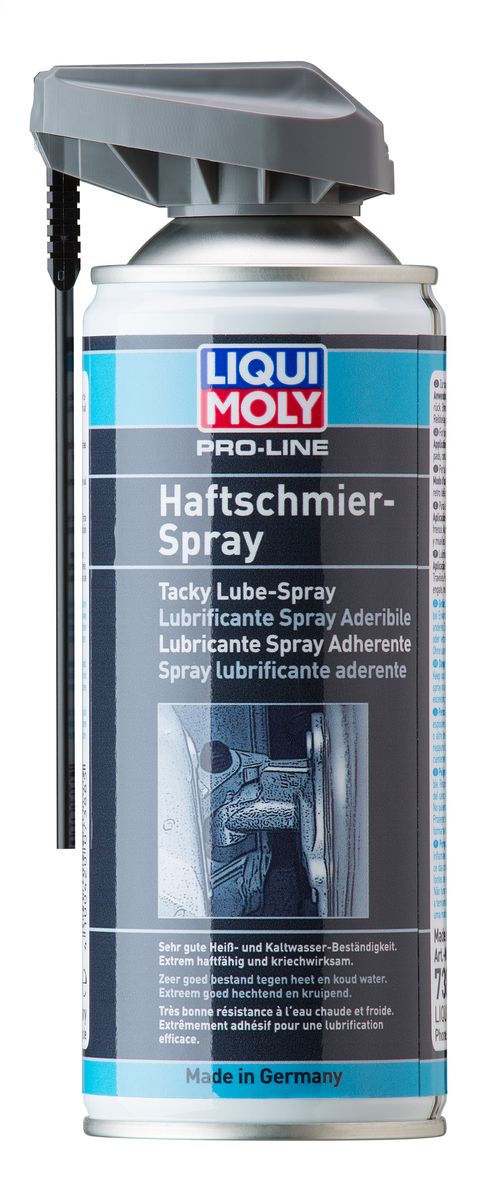 ПрофессиональнаясверхлипкаясмазкаспрейLiquiMoly"Pro-LineHaftschmierSpray"400мл