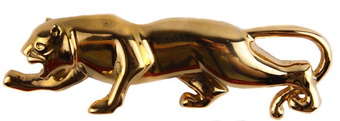 фото Винтажная брошь "Пантера" от Sphinx. Ювелирный сплав. Великобритания, Sphinx, вторая половина ХХ века