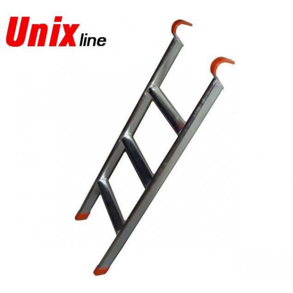 фото Батут Unix 12 ft с сеткой и лестницей (синий) Unix fitness