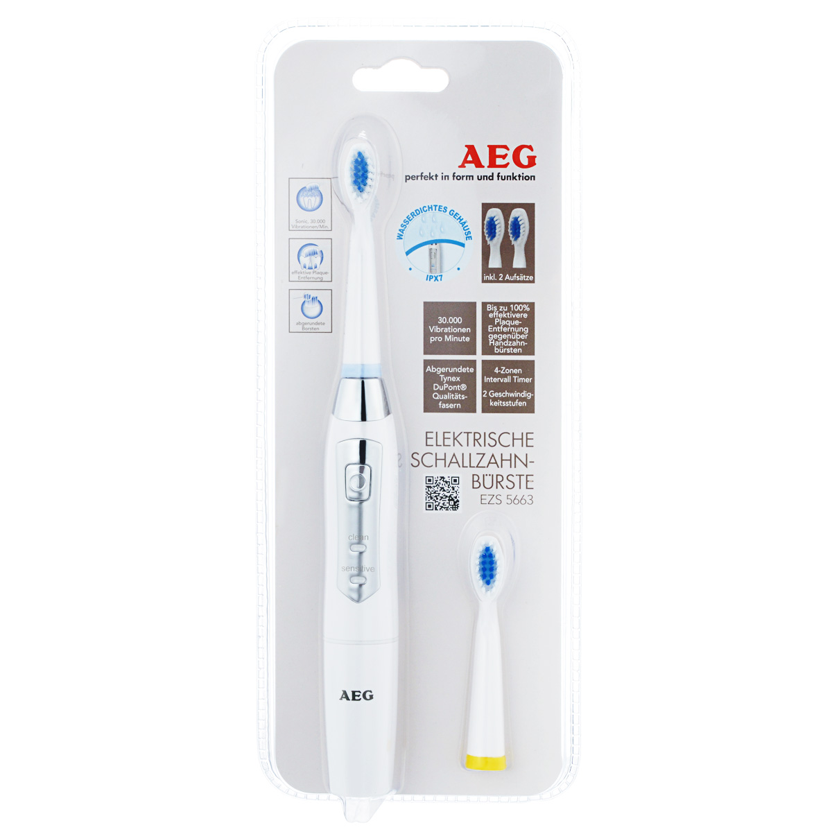 AEG EZS 5663, White электрическая зубная щетка