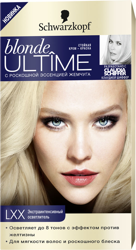 Характеристики Schwarzkopf Blond Ultime краска для волос оттенок LXX ...