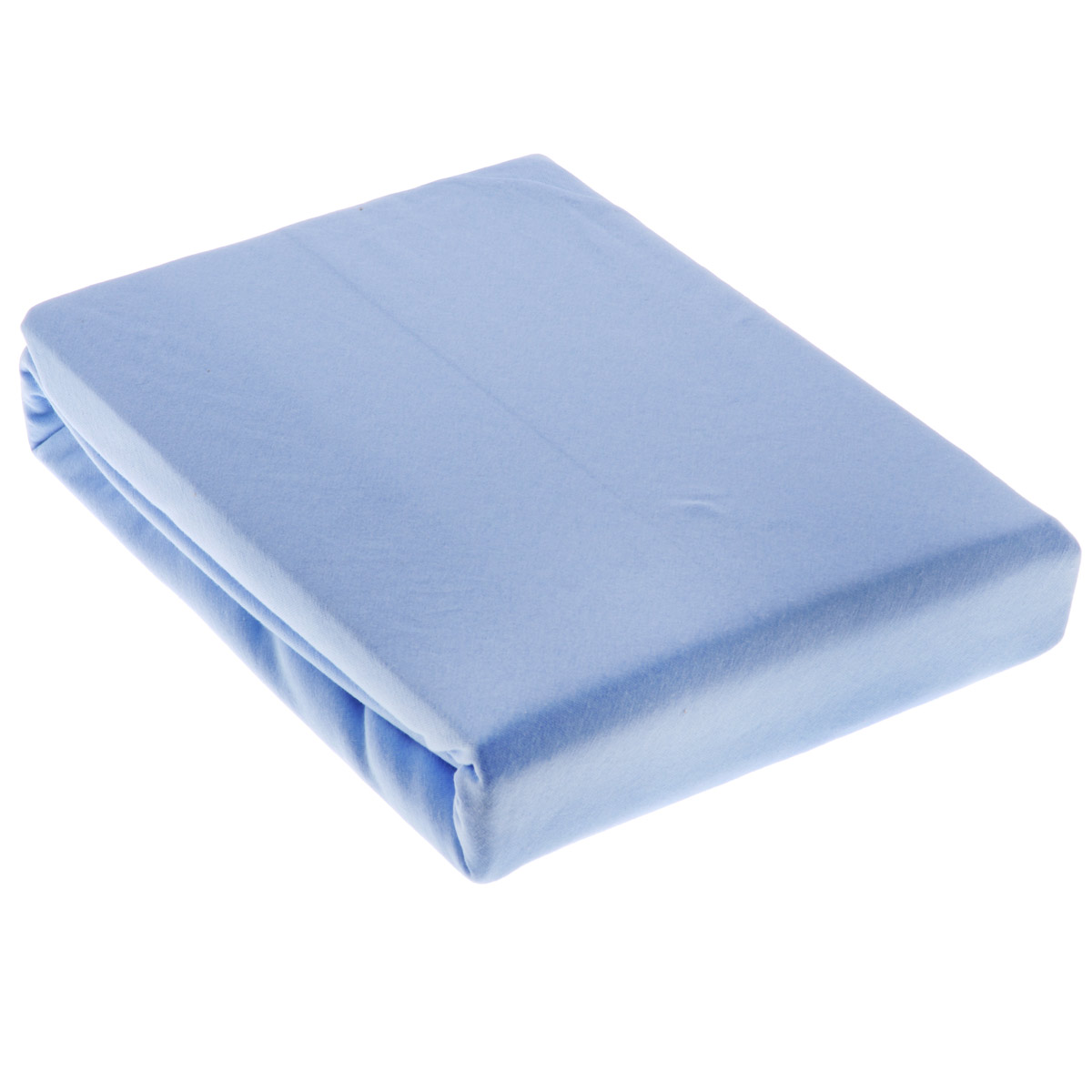 фото Простыня OL-Tex "Джерси", на резинке, цвет: голубой, 160 см х 200 см х 20 см