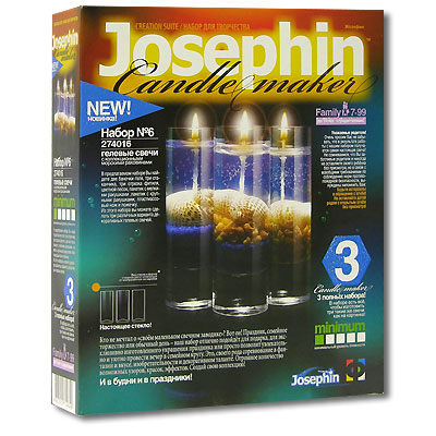 фото Набор для изготовления гелевых свечей "Josephin №6"