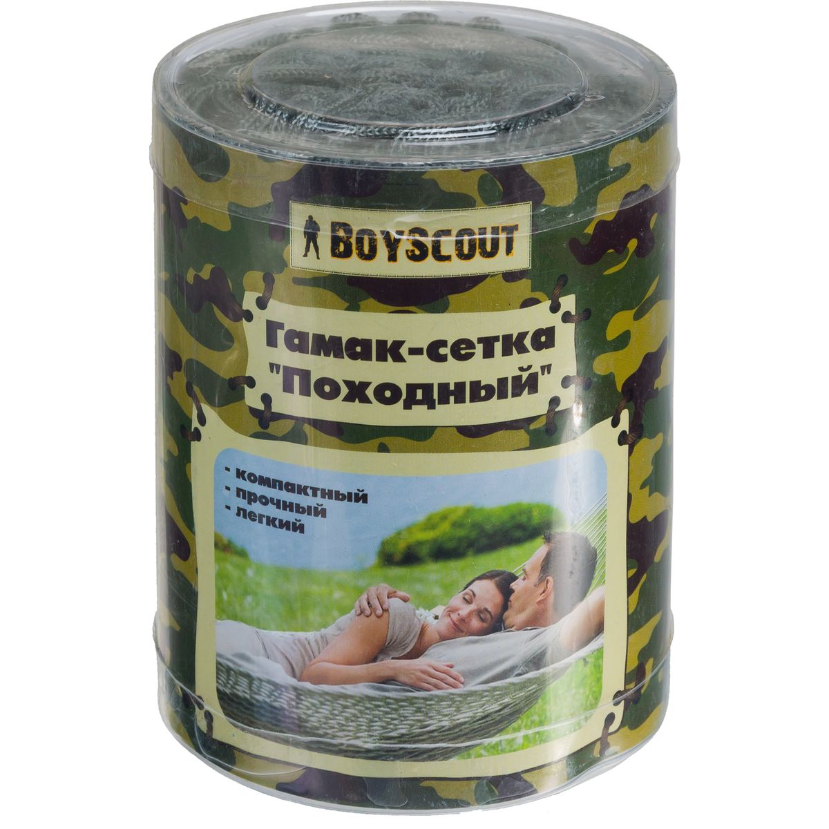 фото Гамак-сетка Boyscout "Походный", цвет: серый, 200 х 80 см