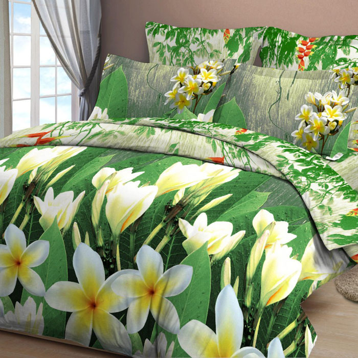 фото Комплект белья Letto, 2-спальный, наволочки 70х70, цвет: зеленый. B12-4 Letto home textile