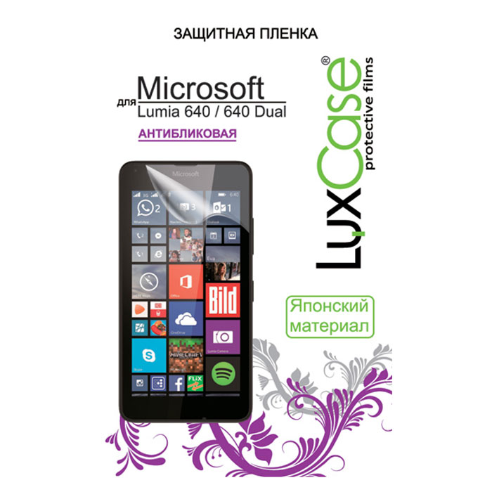 фото Пленка LuxCase для Microsoft Lumia 640 / Dual / антибликовая