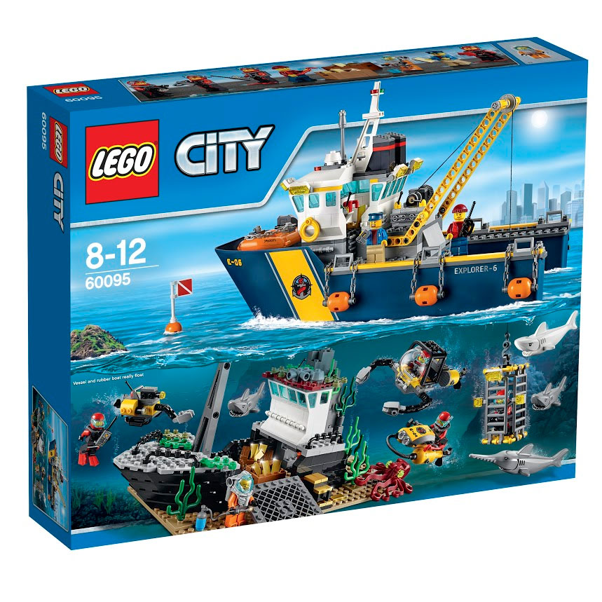 фото LEGO City Конструктор Корабль исследователей морских глубин 60095