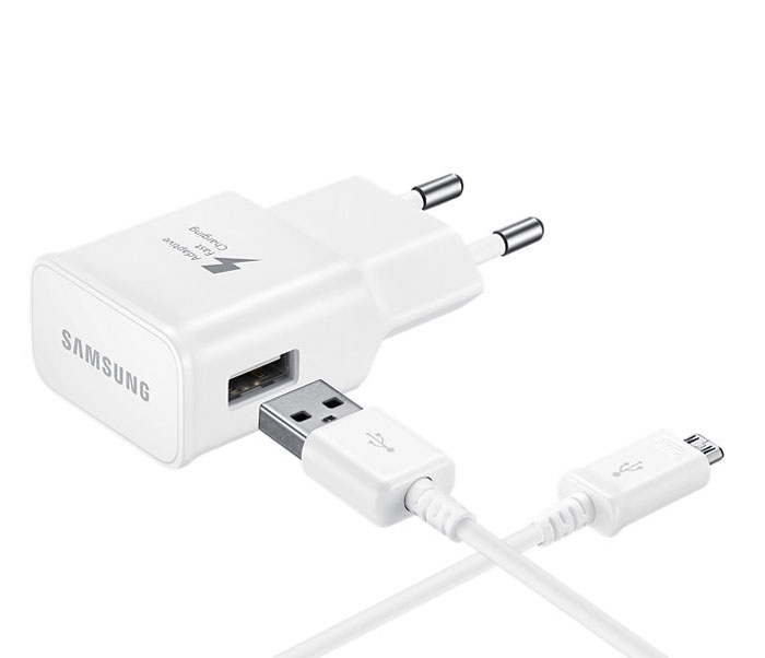 фото Samsung EP-TA20 microUSB, White сетевое зарядное устройство