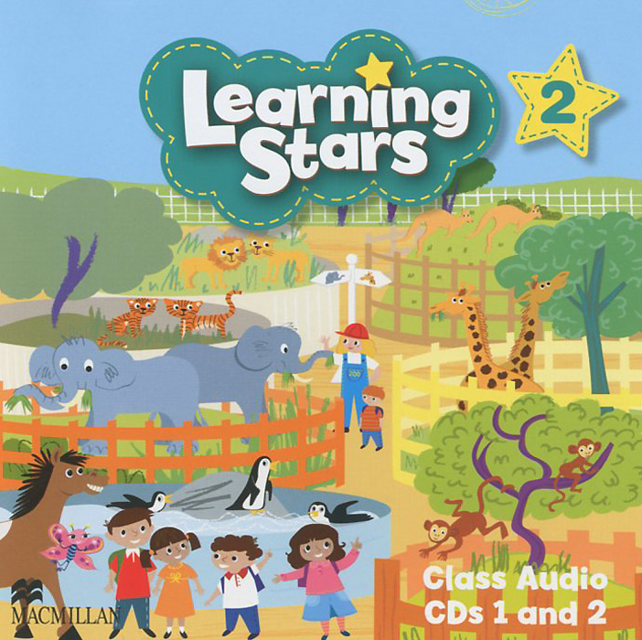 Learning Stars: Level 2: Class Audio CDs (аудиокурс на 2 CD) | Leighton Jill, Перретт Жанн