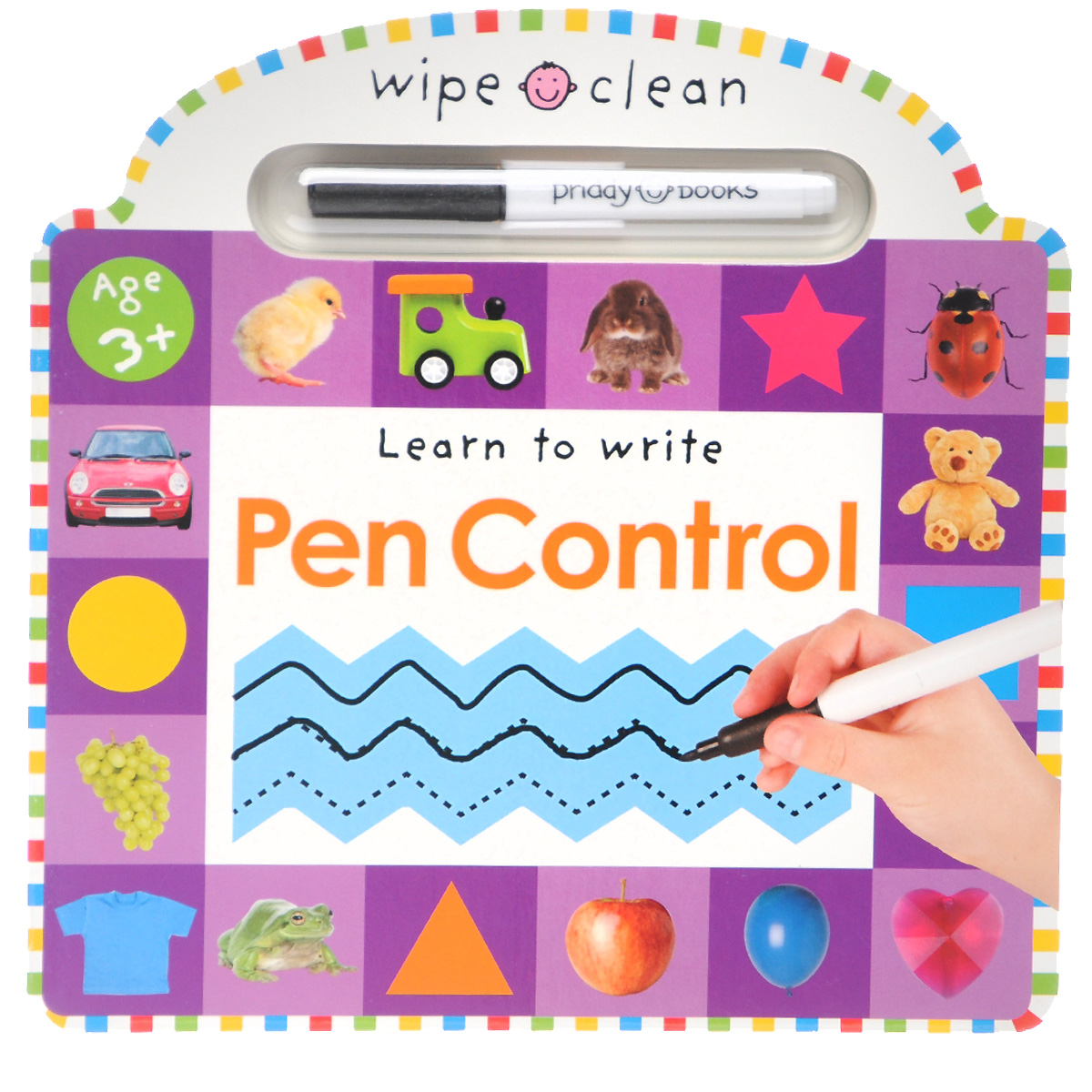 Wipe clean Pen Control. Wipe clean book. Usborne wipe-clean Pen Control. Wipe-clean Creative writing.