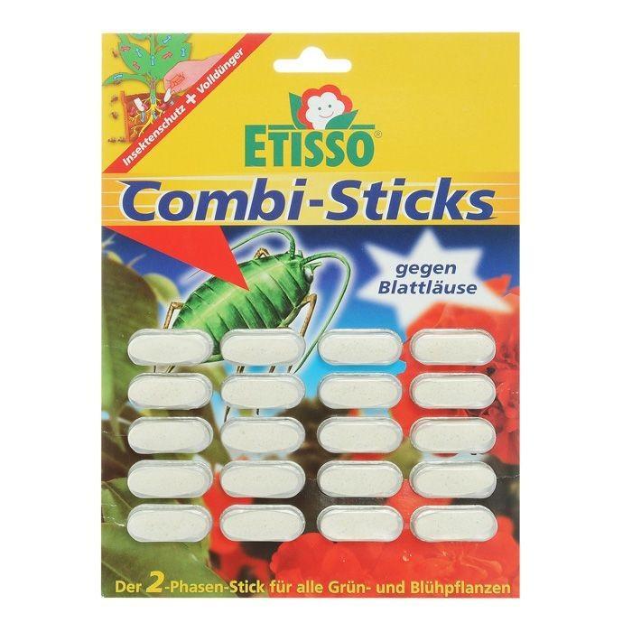 фото Комплексные удобрения Etisso "Combi-Sticks" для любых комнатных и балконных растений, дозированные, 20 шт