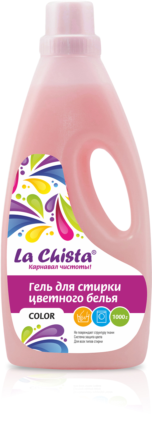 фото Гель для стирки La Chista "Color", для цветного белья, 1 л