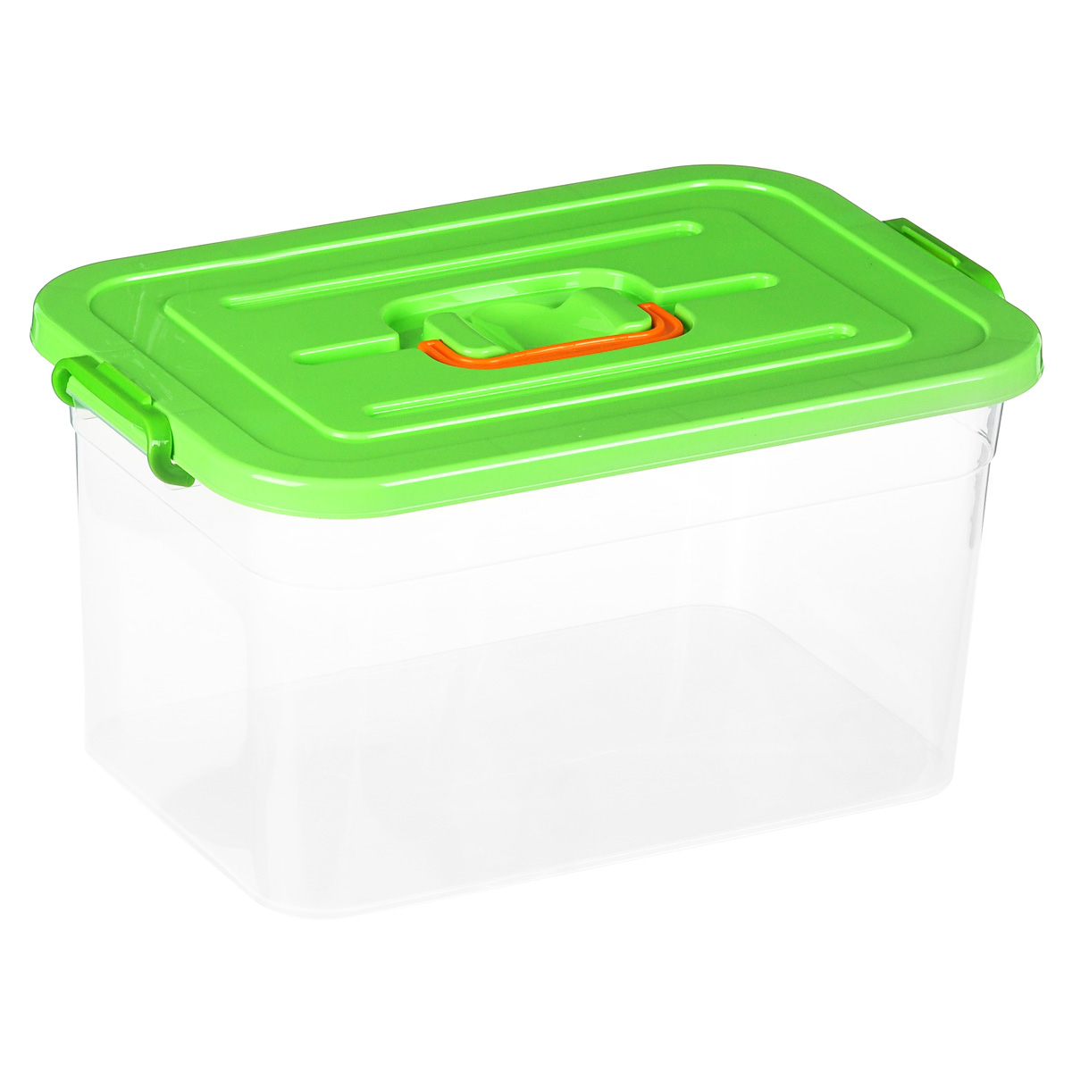 Пластиковая коробка с крышкой для хранения