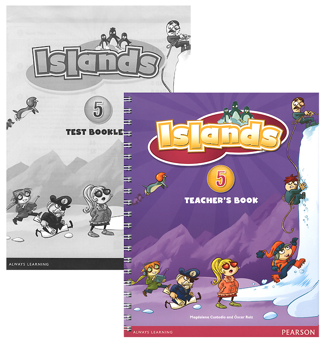 Islands 1 book. Islands 1 teacher's Test Pack. Big English 5 teacher's book. Fairyland 6 teacher's book. Islands 4 teacher’s book.