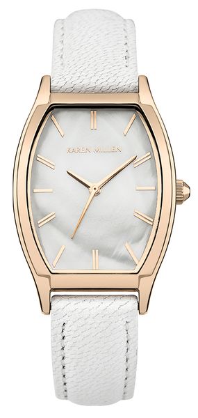 фото Часы наручные женские Karen Millen, цвет: золотистый, белый. KM151WRG