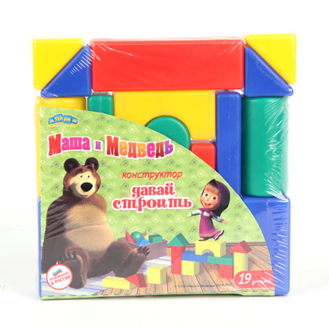 Маша и Медведь Конструктор Давай строить — купить в интернет-магазине ...