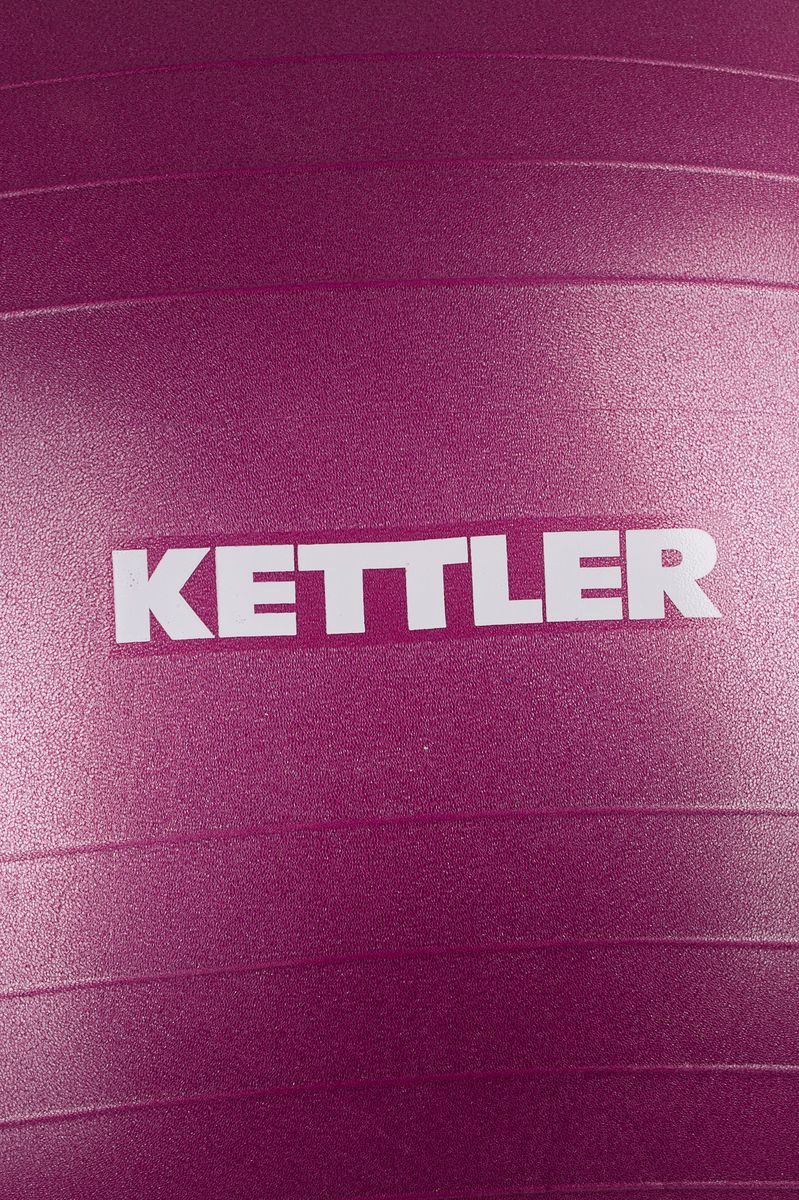 фото Мяч гимнастический "Kettler", цвет: бордовый, 75 см
