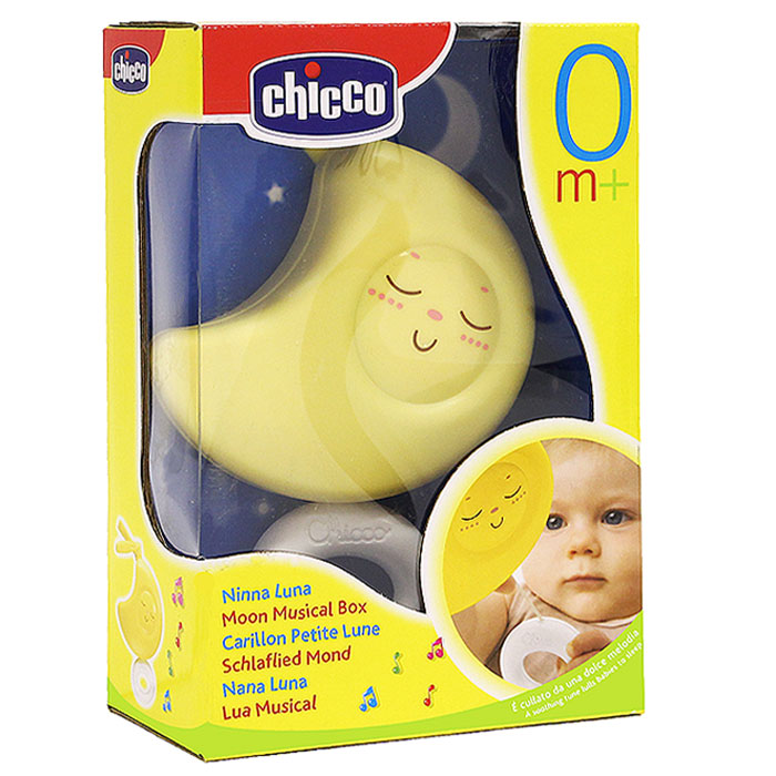 фото Chicco Музыкальная игрушка-подвеска Луна цвет желтый