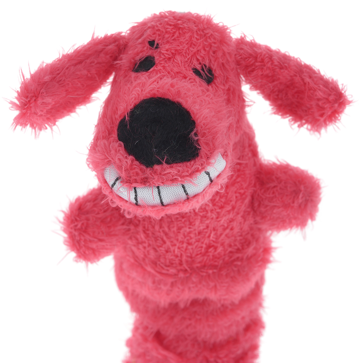фото Игрушка для животных Multipet "Собака-гармошка", цвет: розовый. 12-47832