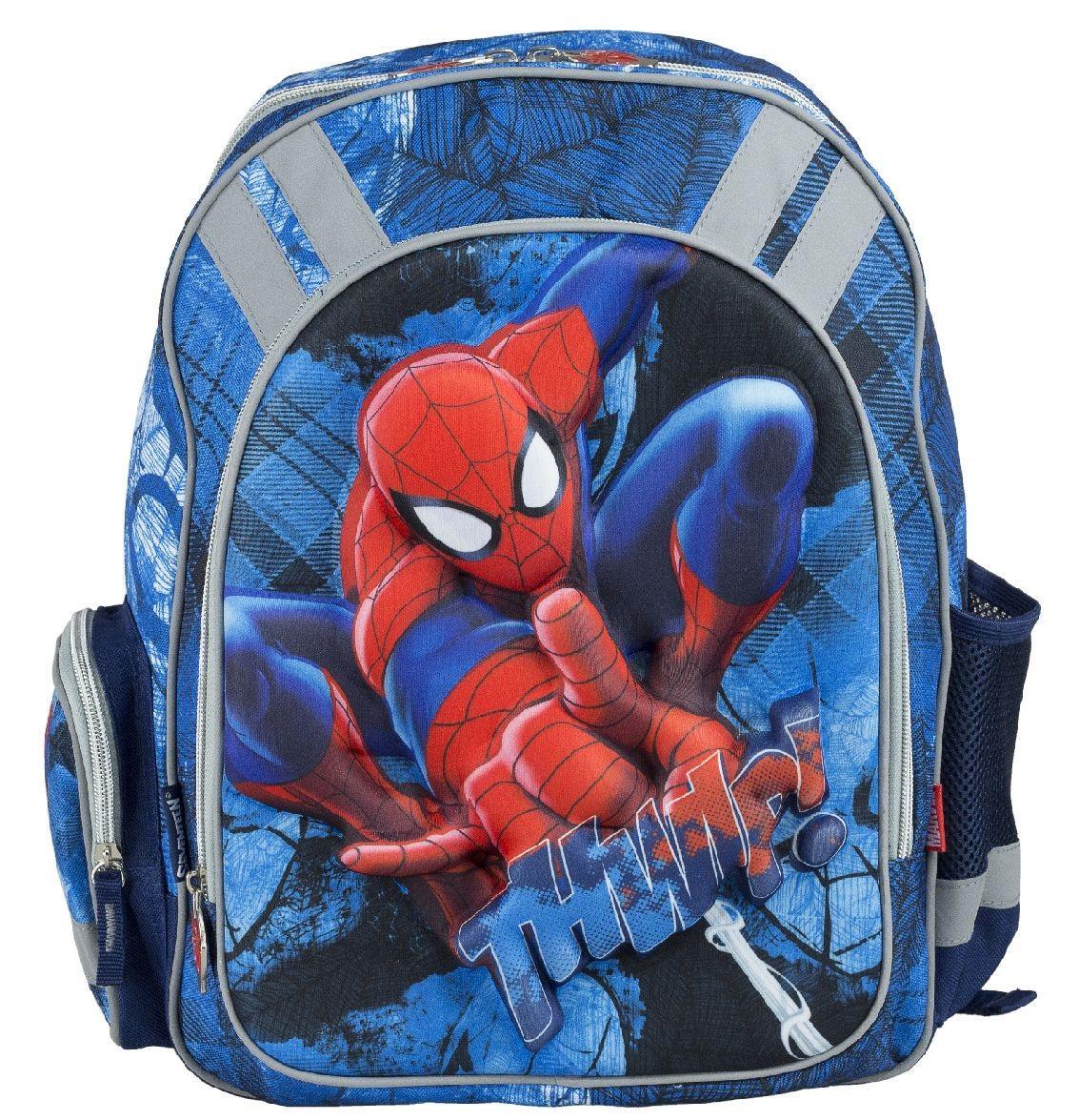 фото Рюкзак школьный "Spider-Man", цвет: темно-синий, голубой. SMCB-RT2-836E