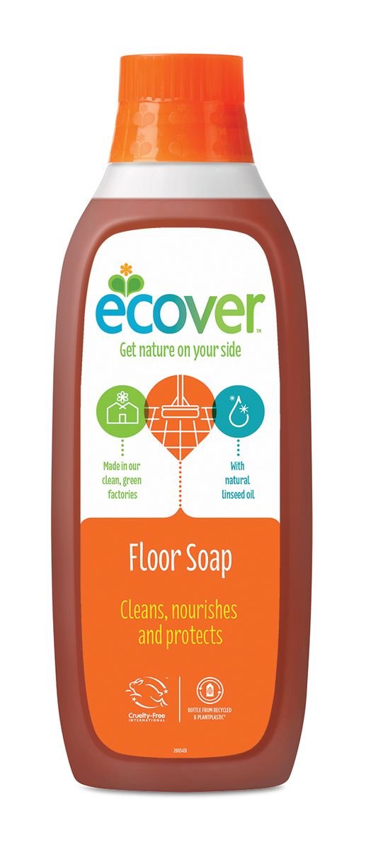 фото Жидкий концентрат для мытья пола "Ecover", с льняным маслом, 1 л