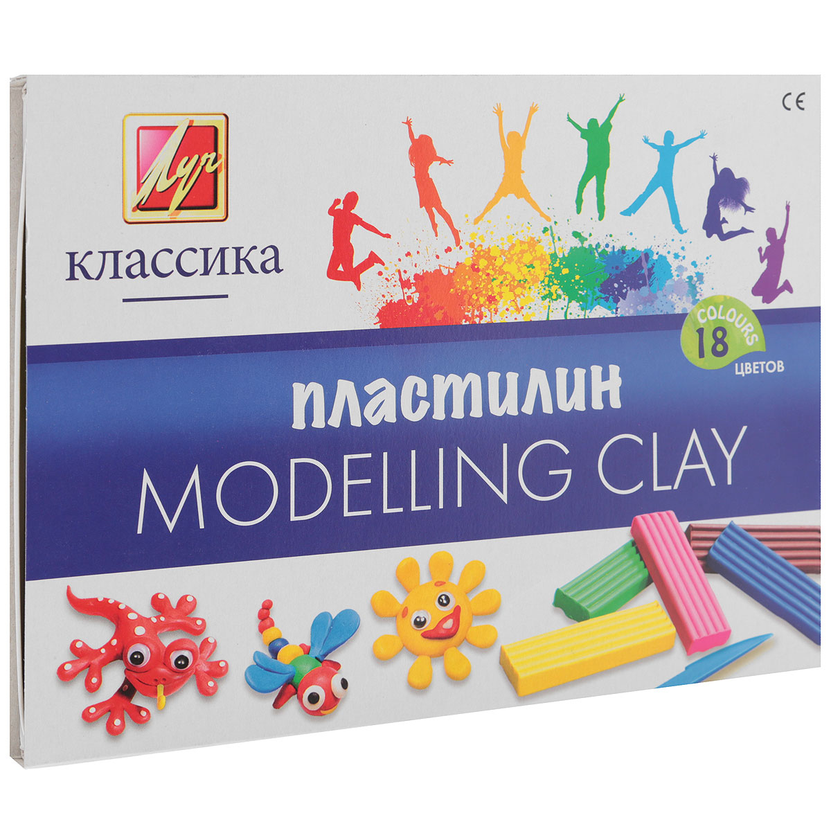 Пластилин Луч "Классика", со стеком, 18 цветов — купить в интернет ...