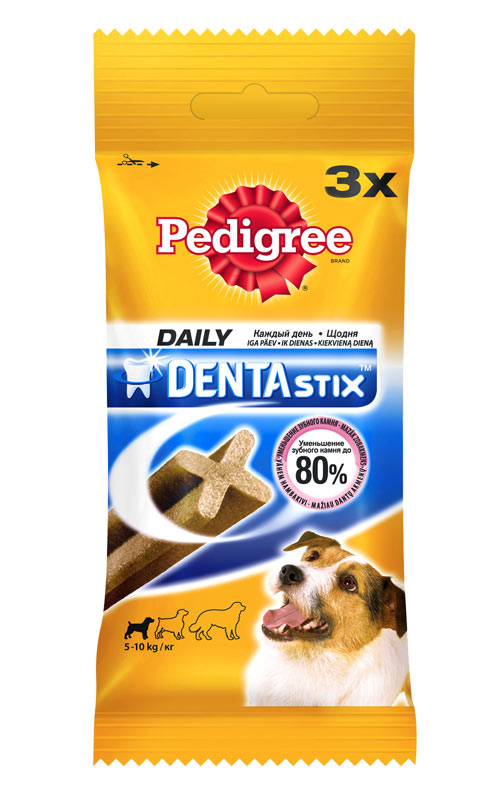 фото Лакомство Pedigree Denta Stix для собак мелких пород, 45 г