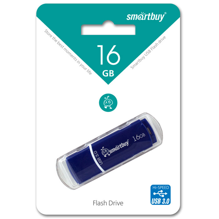 фото SmartBuy Crown 3.0 16GB, Blue USB-накопитель