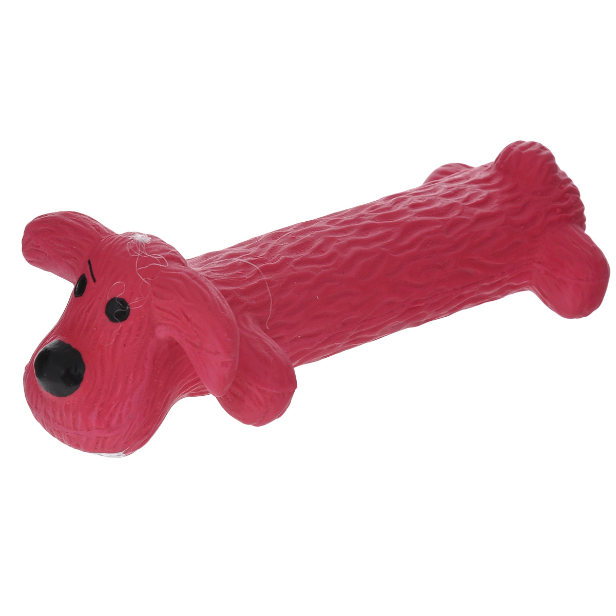фото Игрушка Multipet "Собака", с пищалкой, цвет: красный, длина 15 см