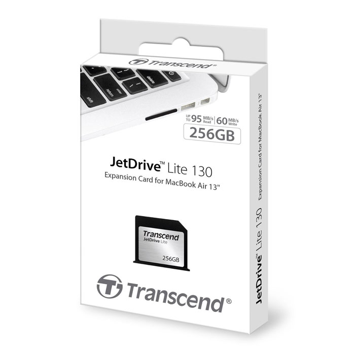 фото Transcend JetDrive Lite 130 256GB карта памяти для MacBook Air 13"