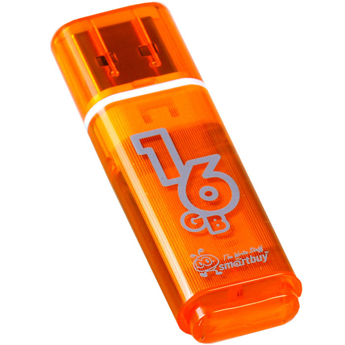 фото SmartBuy Glossy Series 16GB, Orange USB-накопитель