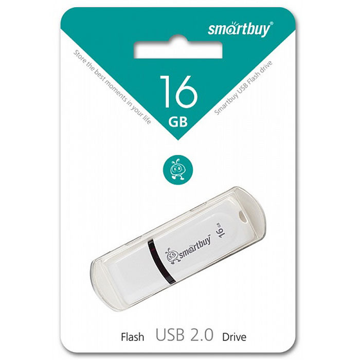 фото SmartBuy Paean 16GB, White USB-накопитель