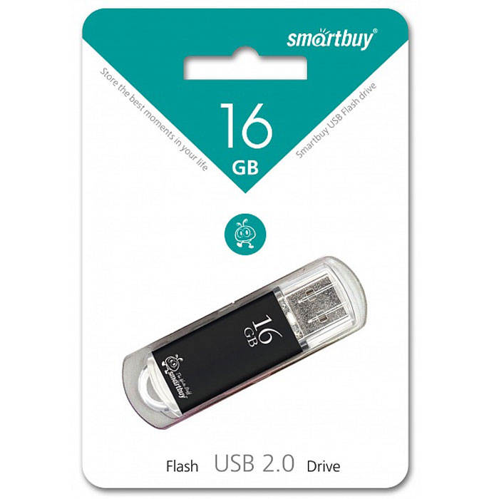 фото SmartBuy V-Cut 16GB, Black USB-накопитель