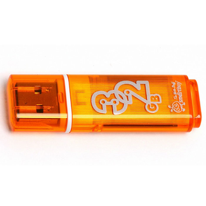 фото SmartBuy Glossy Series 32GB, Orange USB-накопитель