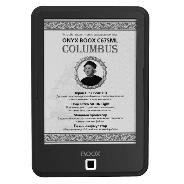 ONYXBOOX6"ЭлектроннаякнигаOnyxBooxC67SMLColumbus,черный