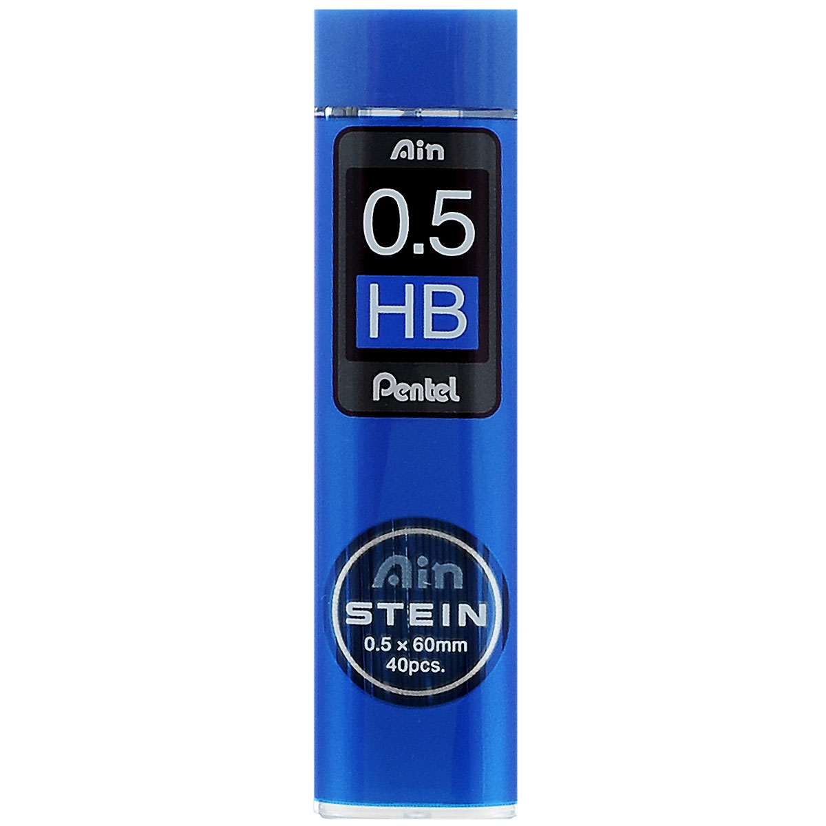 Pentel Грифели для автоматических карандашей "Ain Stein", HB, 0,5 мм, 40 шт
