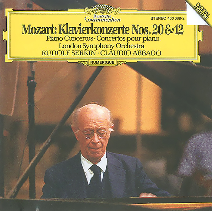 Рудольф Серкин,Клаудио Аббадо,The London Symphony Orchestra Rudolf Serkin, Claudio Abbado. Mozart. Klavierkonzerte Nos. 20 & 12 Рудольф Серкин,Клаудио Аббадо,The London Symphony Orchestra Rudolf Serkin, Claudio Abbado. Mozart. Klavierkonzerte Nos. 20 & 12