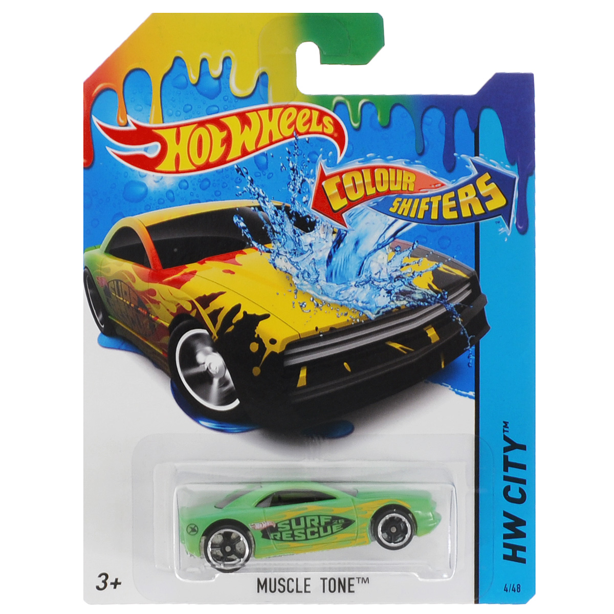 фото Машинка Hot Wheels "Muscle Tone", меняющая цвет