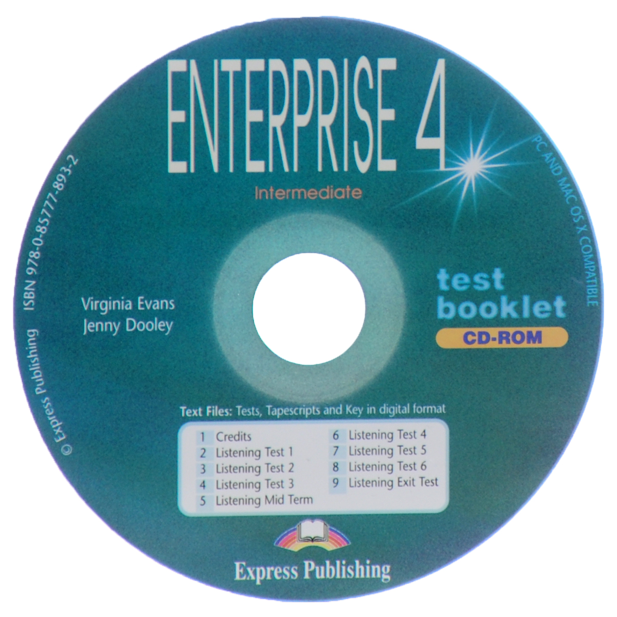 Enterprise 4 workbook. Intermediate Test booklet. Virginia Evans. Enterprise 4. Intermediate Test 4.