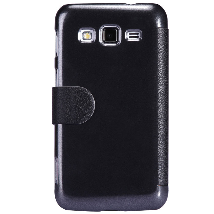 фото Nillkin Fresh Series Leather Case чехол для Samsung I8580, Black