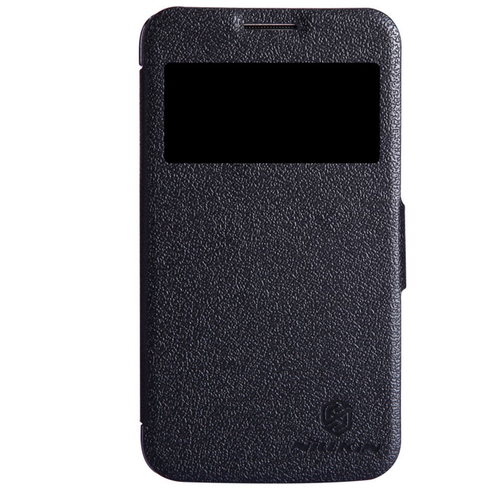 фото Nillkin Fresh Series Leather Case чехол для Samsung I8580, Black