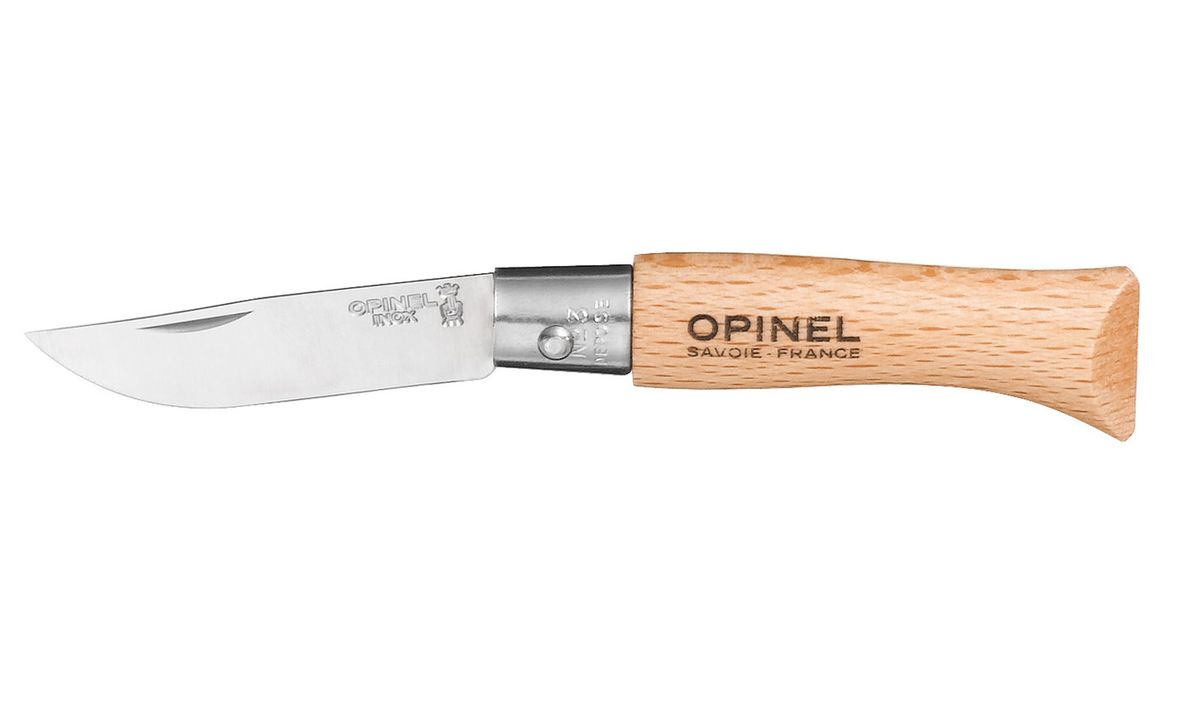 фото Нож Opinel подарочный набор (10 шт) нержавеющая сталь, подарочная деревянная коробка 001311